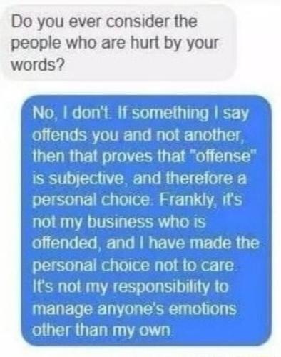 offended