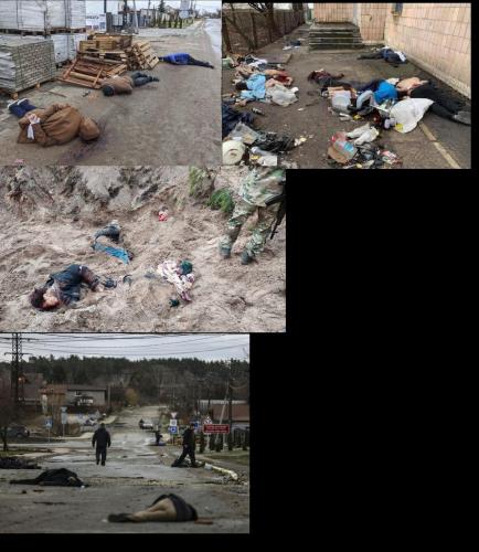 Bucha Ukrain Putin genocide