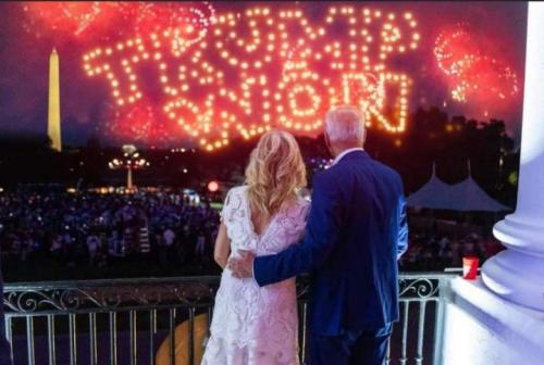fireworks for trump