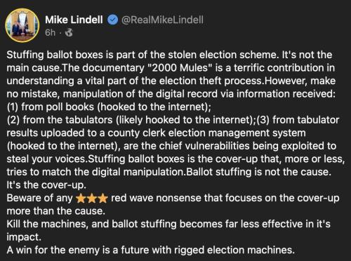 Lindel election machines