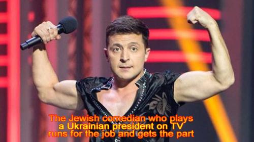 Ukrainian president on TV