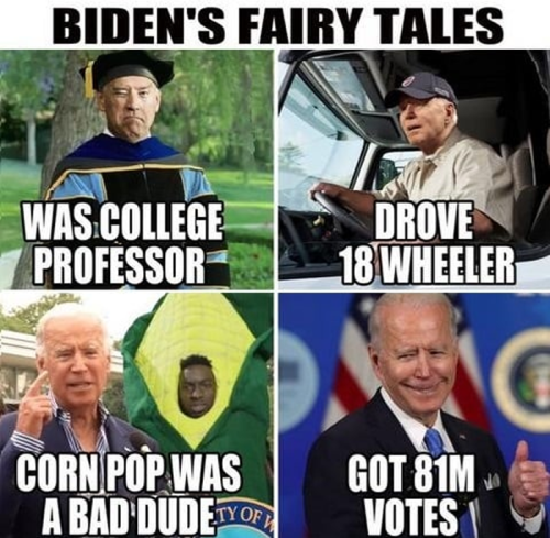 M Biden fairy tales