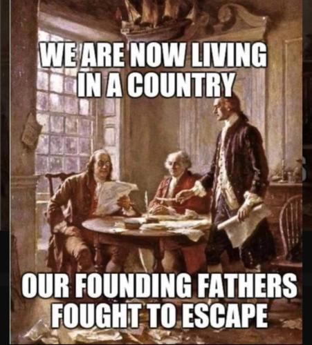 WE ARE NOW LIVING IN A COUNTRY