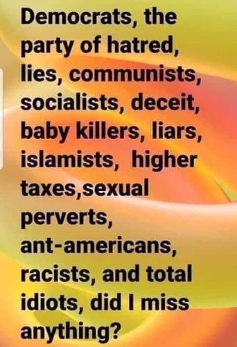 demonrats hate