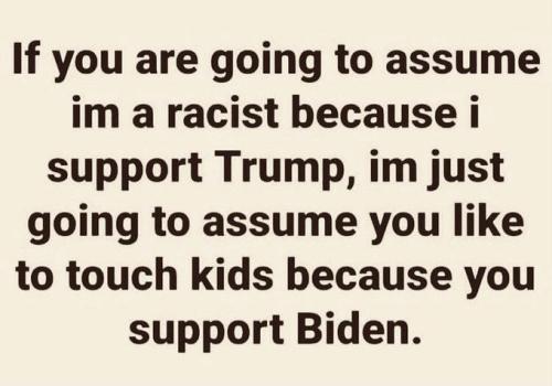 Biden - Supporters touch kids