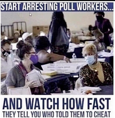 arrest poll workers