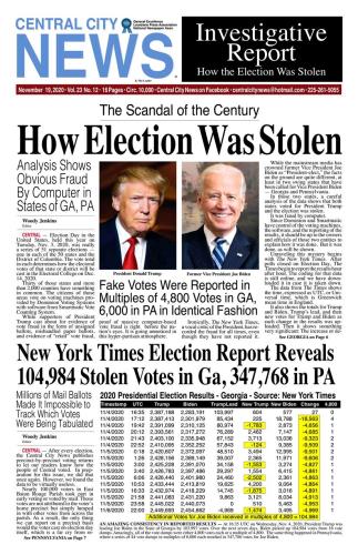 Trump ~How The Election was Stolen~ New York Times