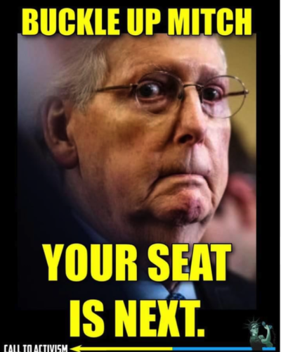 buckle up mitch you're next