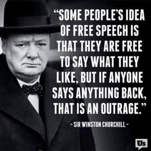 free speech outrage