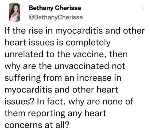 no vac & no heart problems