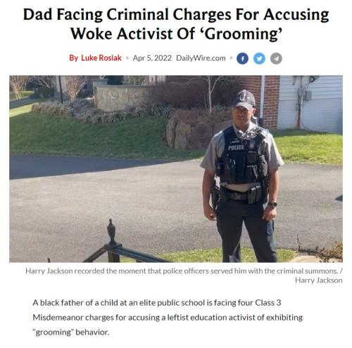 Dad being charged with accusing a woke activist of being a groomer