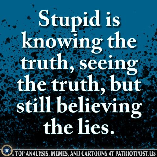 Stupid is