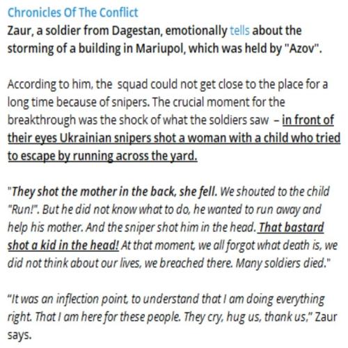 This is for all of you idiots out there who think Putin is the bad guy Azov atrocities