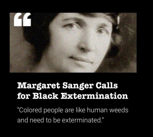 Margaret Sanger colored people are like weeds