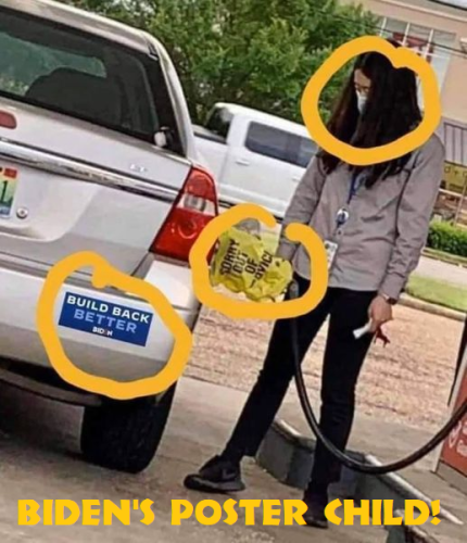Bidens poster child