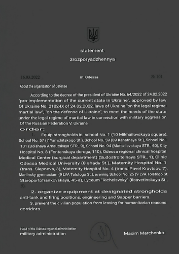 Ive got news for you Ukraine directive to use civilians as shields