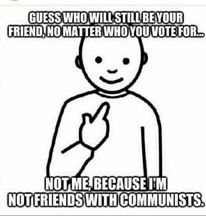 friends with commies