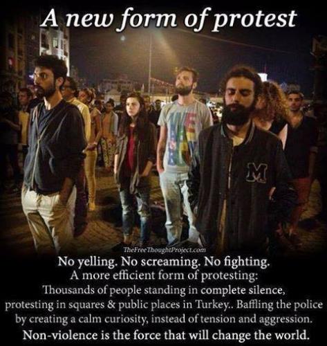 A new form of protesting