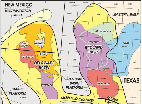 Wolfcamp oil shale