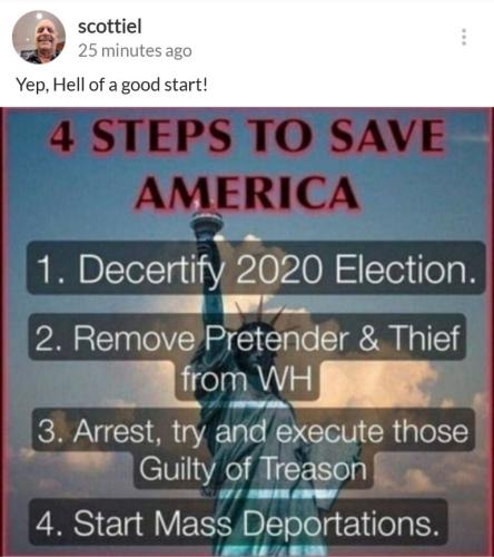 4 steps to Save America