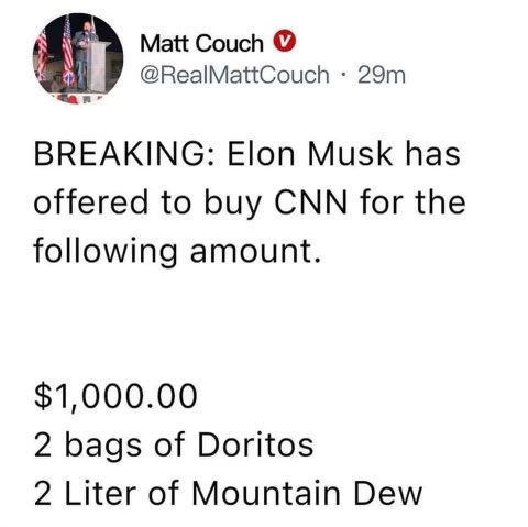Elon Musk has offered to buy CNN