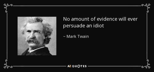 no amount of evidence