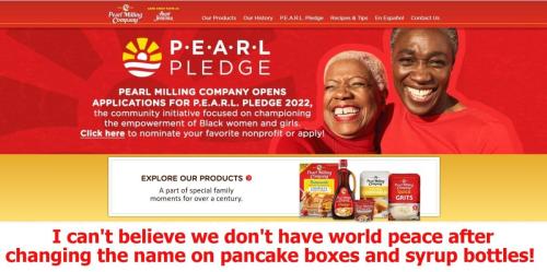 Aunt Jemima and world peace