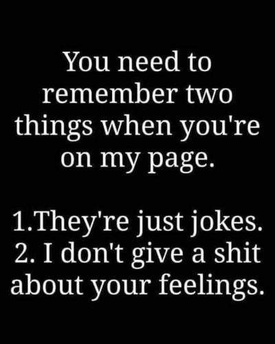 My page - Two things to remember