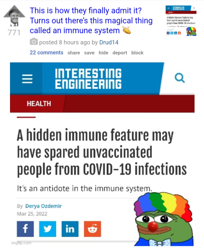 Yeah, it's called the entire immune system.