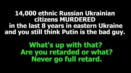 14K ethnic Russian Ukrainians murdered in the last 8 years