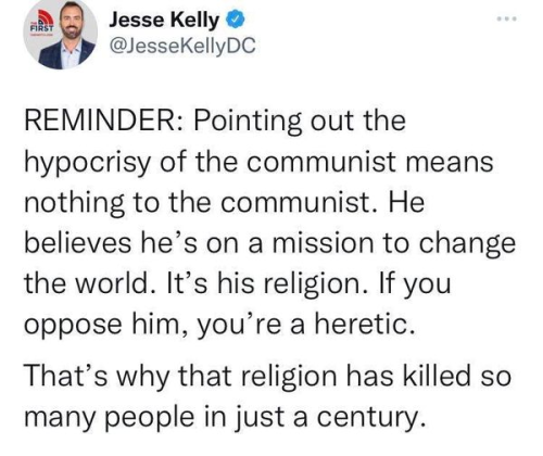 PointingOutHypocrisyCommunismBelievesMissionChangeWorldReligion