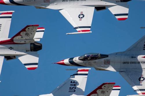 Thunderbirds Right Amongst Them