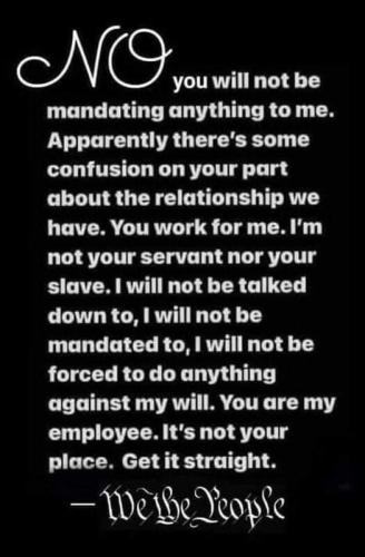 You are my employee
