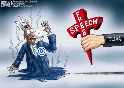 Dems hate free speech