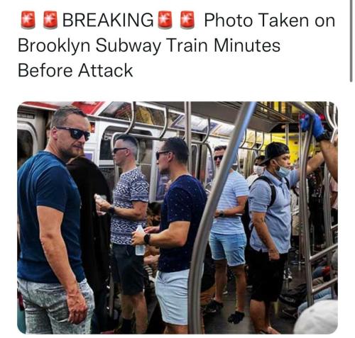 Brooklyn train moments before shooting