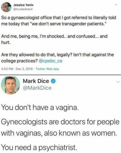 Mark Dice You dont have a vagina