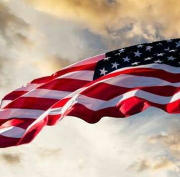 Flag - With clouds 2