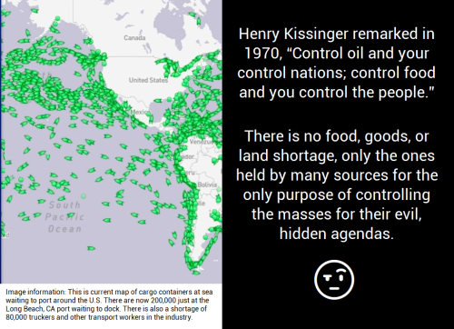 Henry Kissinger control food