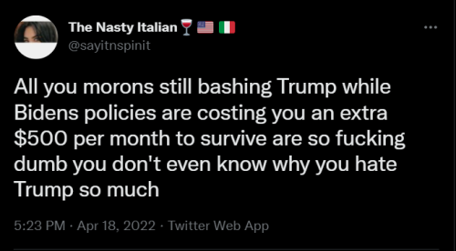 trump bashing