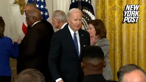 Barack Obama’s humiliation of feeble ol’ Joe Biden.