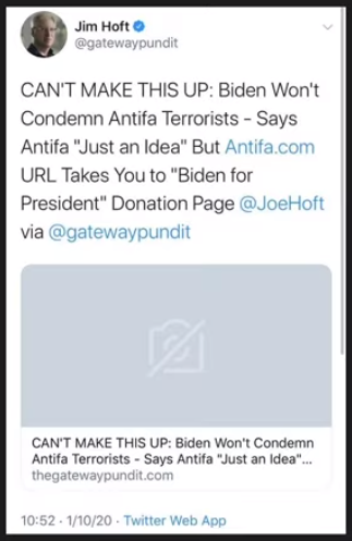 Antifa donations