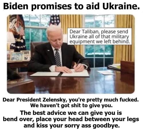 Biden promises to aid Ukraine
