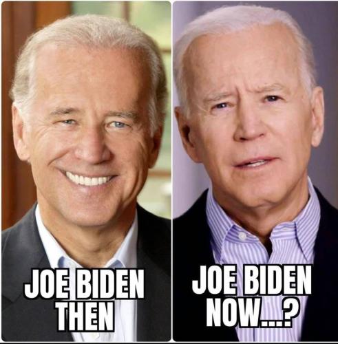 joe biden now & then