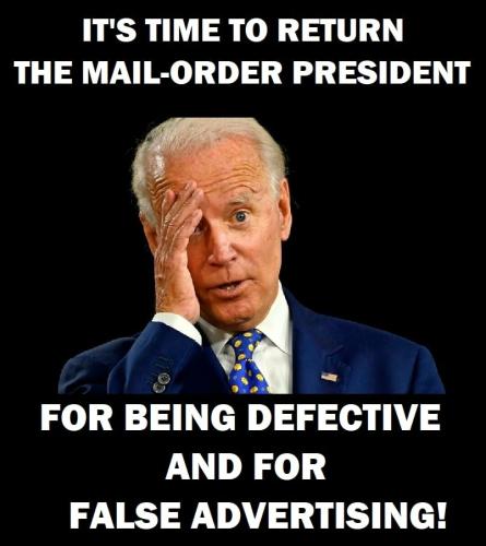 Biden - Return the mail-order president