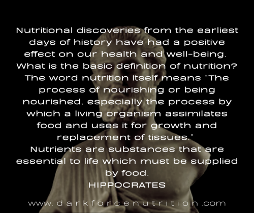 Nutritional discoveries