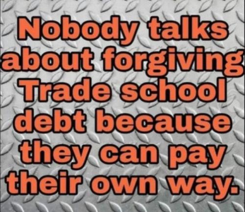 forgive trade school debt