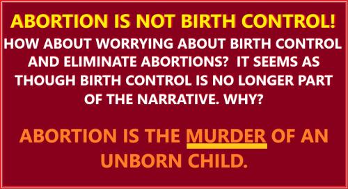 ABORTION-BIRTH CONTROL