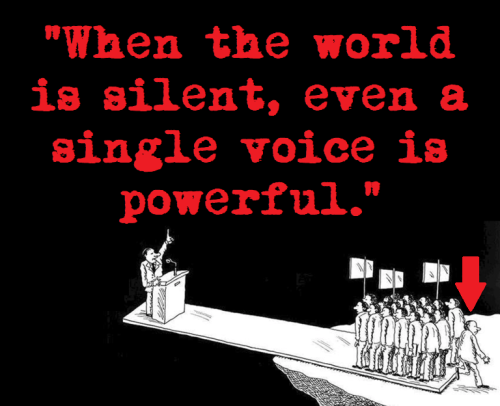 Silence no more ever