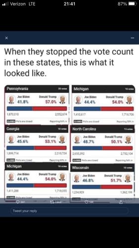 When they stopped the vote