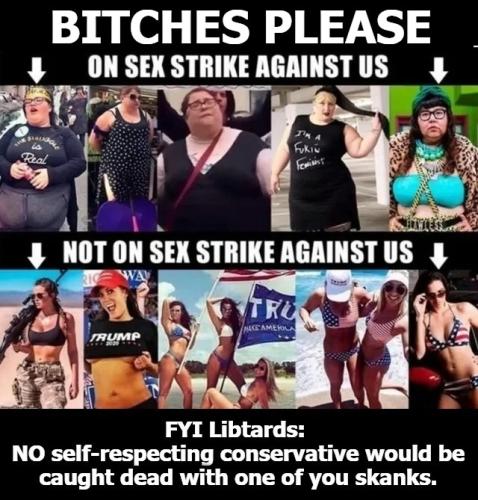Libtard women on sex strike